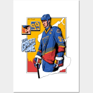 Gretzky Blues Posters and Art